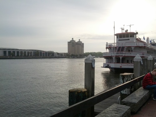 View of the Savannah convention center