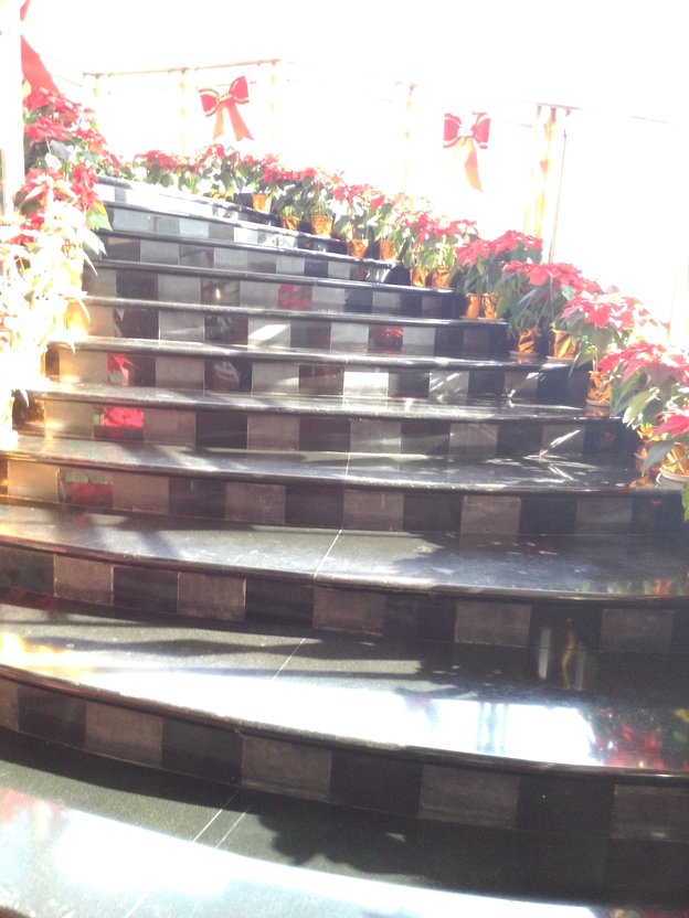 ornamented stairs at Best Western